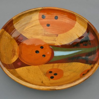 Large earthenware platter